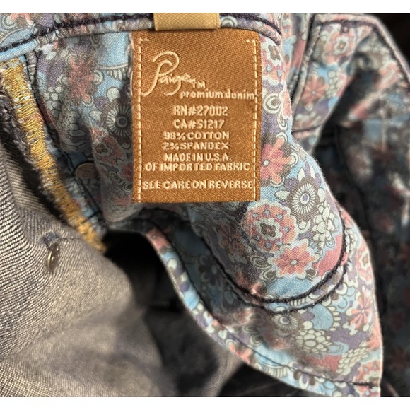 Paige Premium Denim Jeans Womens 28 Blue Dark Wash Sydell Skinny Distressed USA - Picture 6 of 11